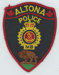 CANADA,MANITOBA,ALTONA POLICE 2